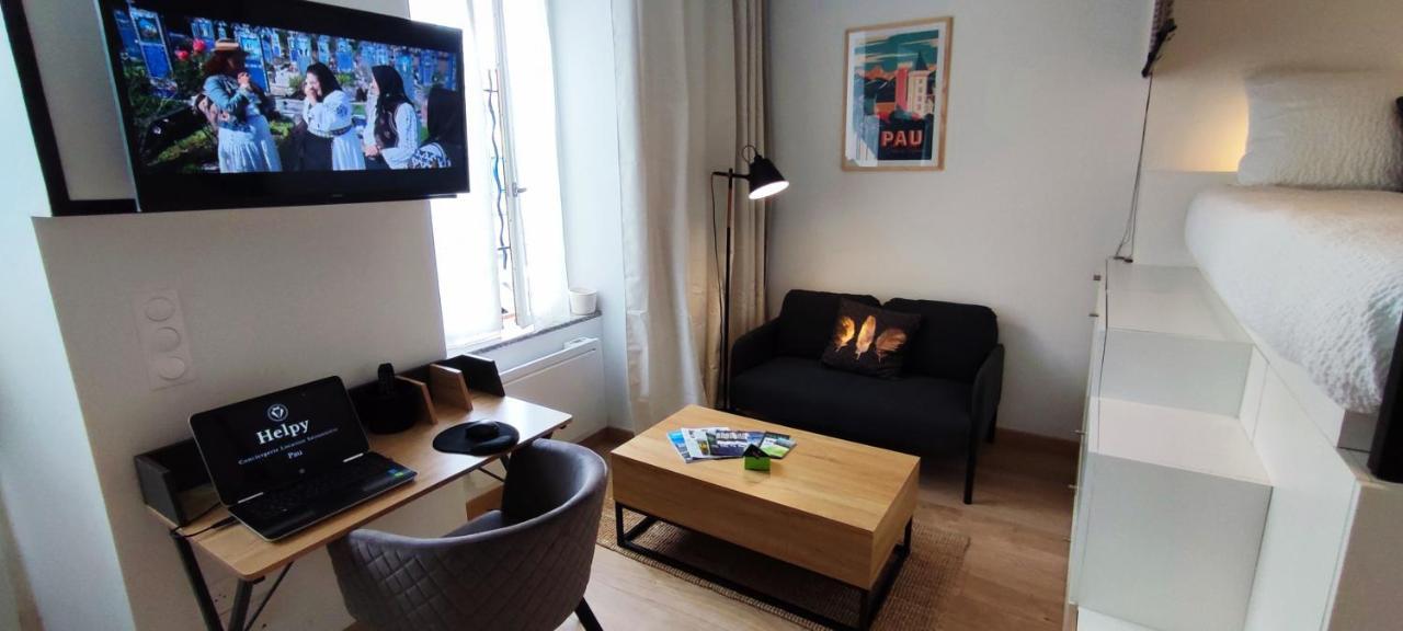 Studio Cosy Renove-2 Pers-quartier Halles-bureau Pau